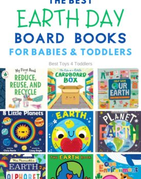 The best Earth day board books for babies and toddlers age 1 - 3 to read aloud and learn about Mother Earth and preserving our environment.