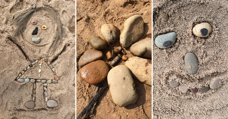 Creating earth out in an outdoor environment