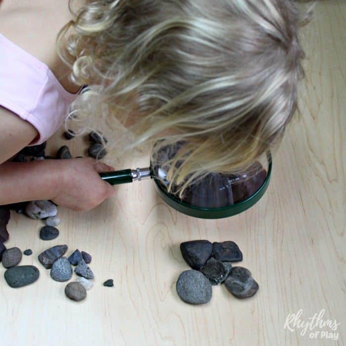 Sorting and classifying rocks is an easy STEM activity for kids. Learn about earth science with this simple geology lesson for kids.