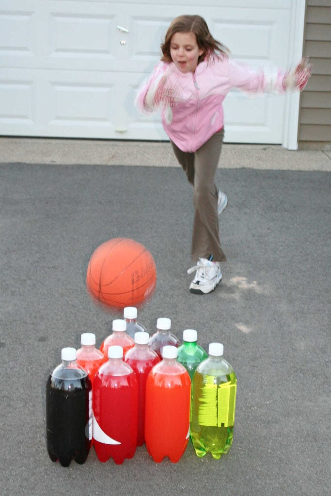 Fun Outdoor Activities For Kids - Backyard Bowling