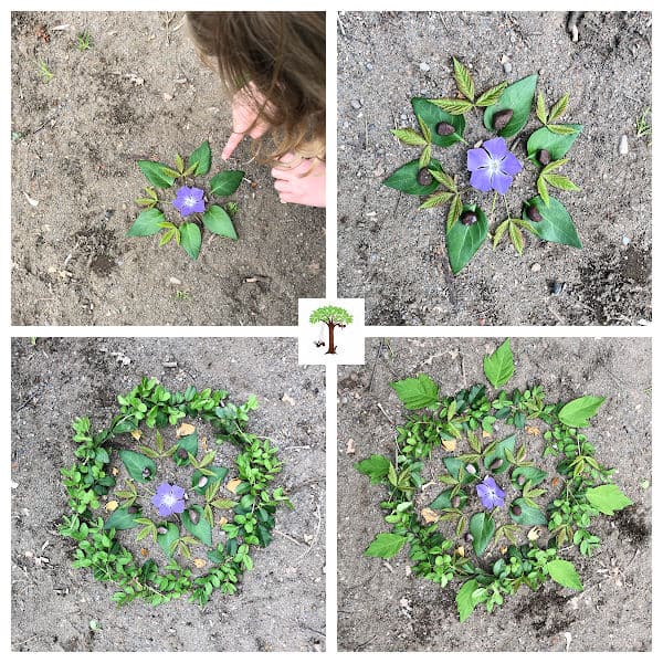 How to make a nature mandala step-by-step photo tutorial