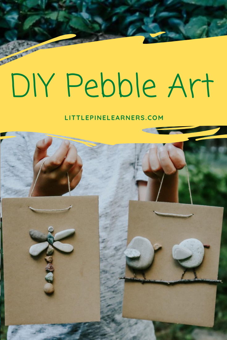 Try this DIY pebble art project today! It's fun for people of all ages and is completely customizable and a unique gift or decoration idea. 