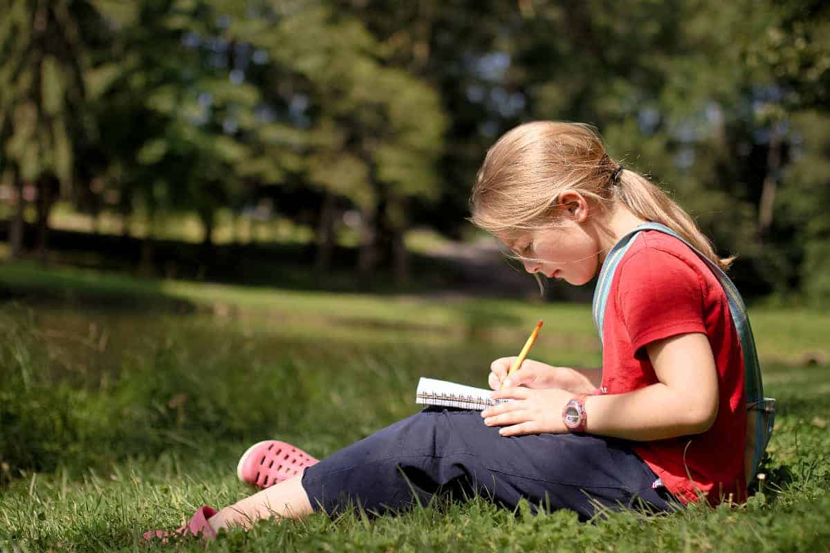 Exploring Ponds with Kids - Sketching by the Pond in a pond nature journal