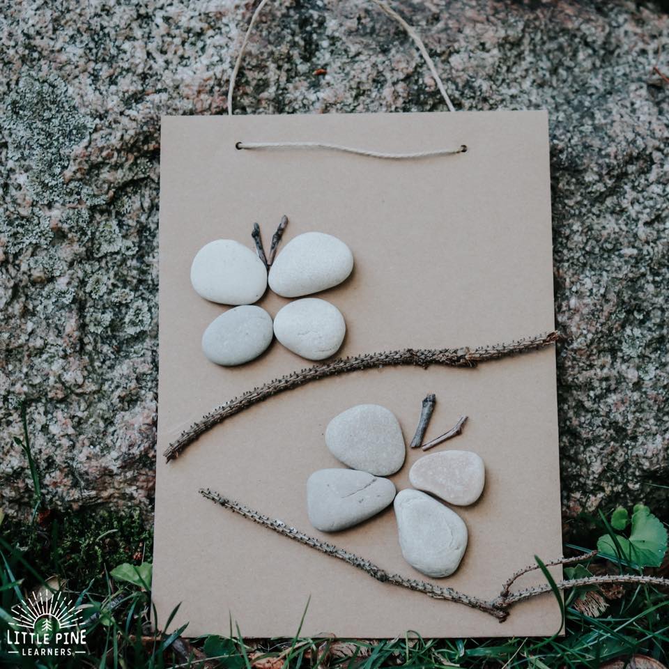 Butterfly nature craft