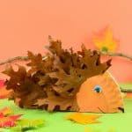 Paper Plate Hedgehog Craft