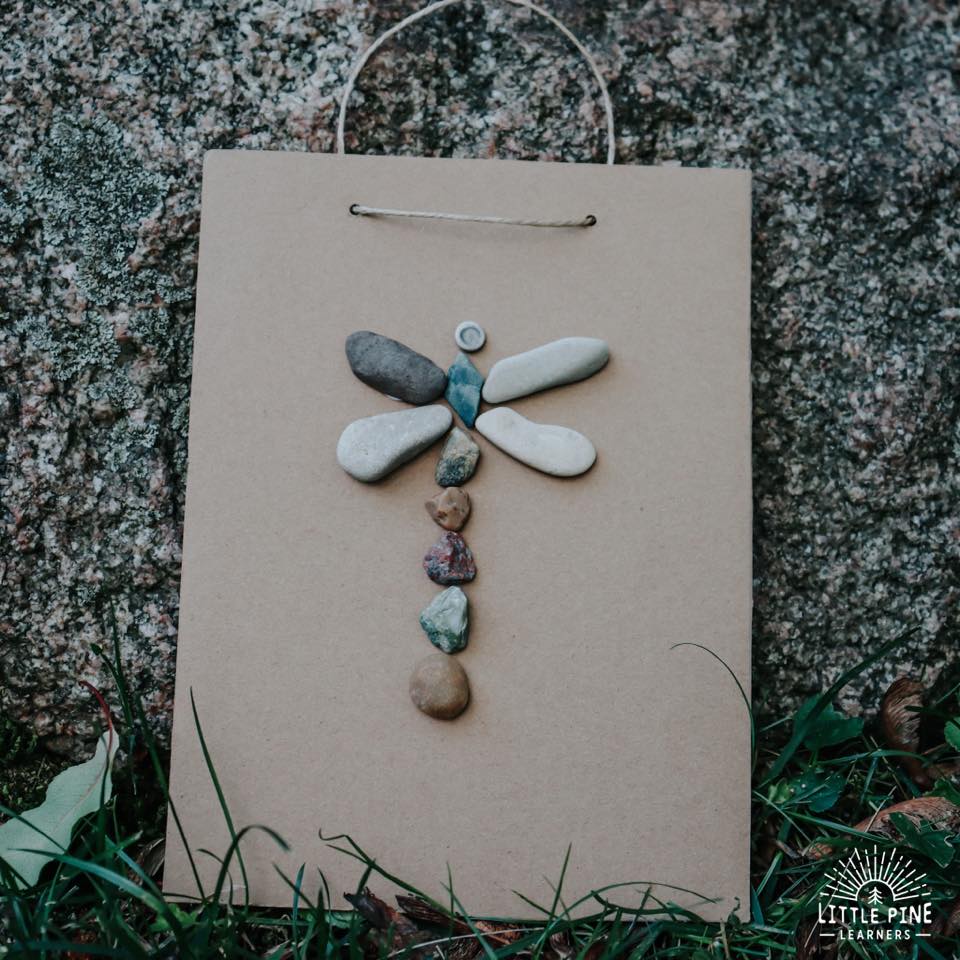 Dragonfly nature craft