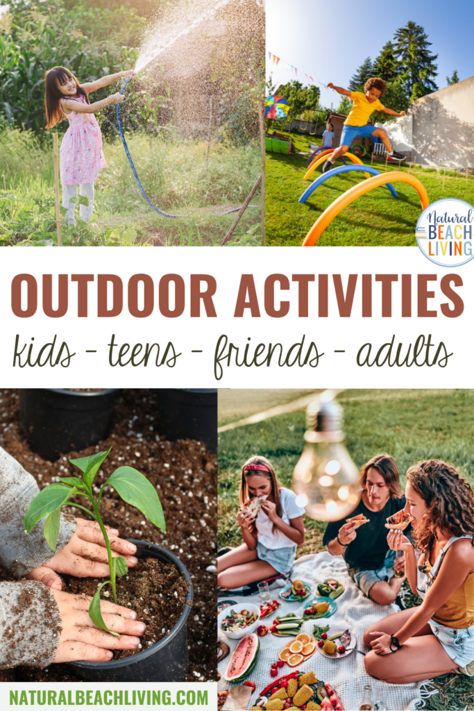 200 Fun Things To Do Outside, The Best Outdoor Activities for Kids, Teens and Adults, Try Making a homemade birdfeeder, DIY Obstacle Course, Gardening, scavenger hunt, picnic, backyard activities, and more 