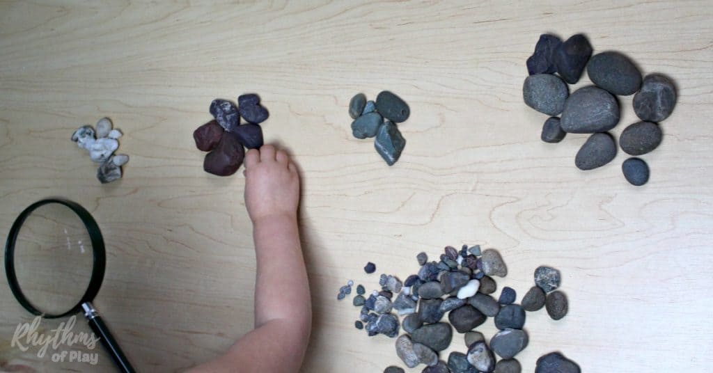 Sorting and classifying rocks is an easy STEM activity for kids. Learn about earth science with this simple geology lesson for kids.