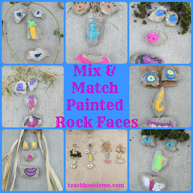 Painted Rock Faces- Nature Art