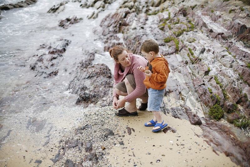 rock collecting