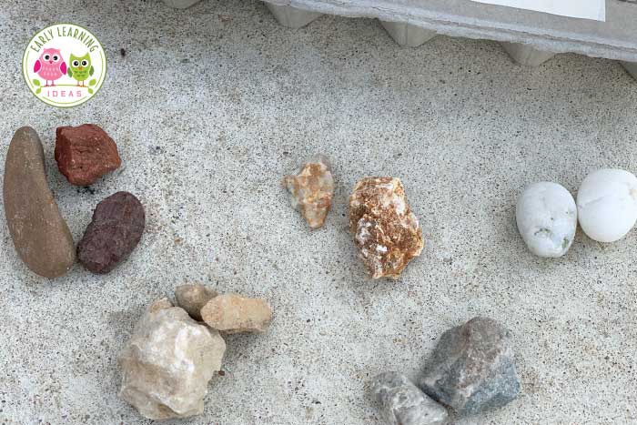 Rock collection activities. 