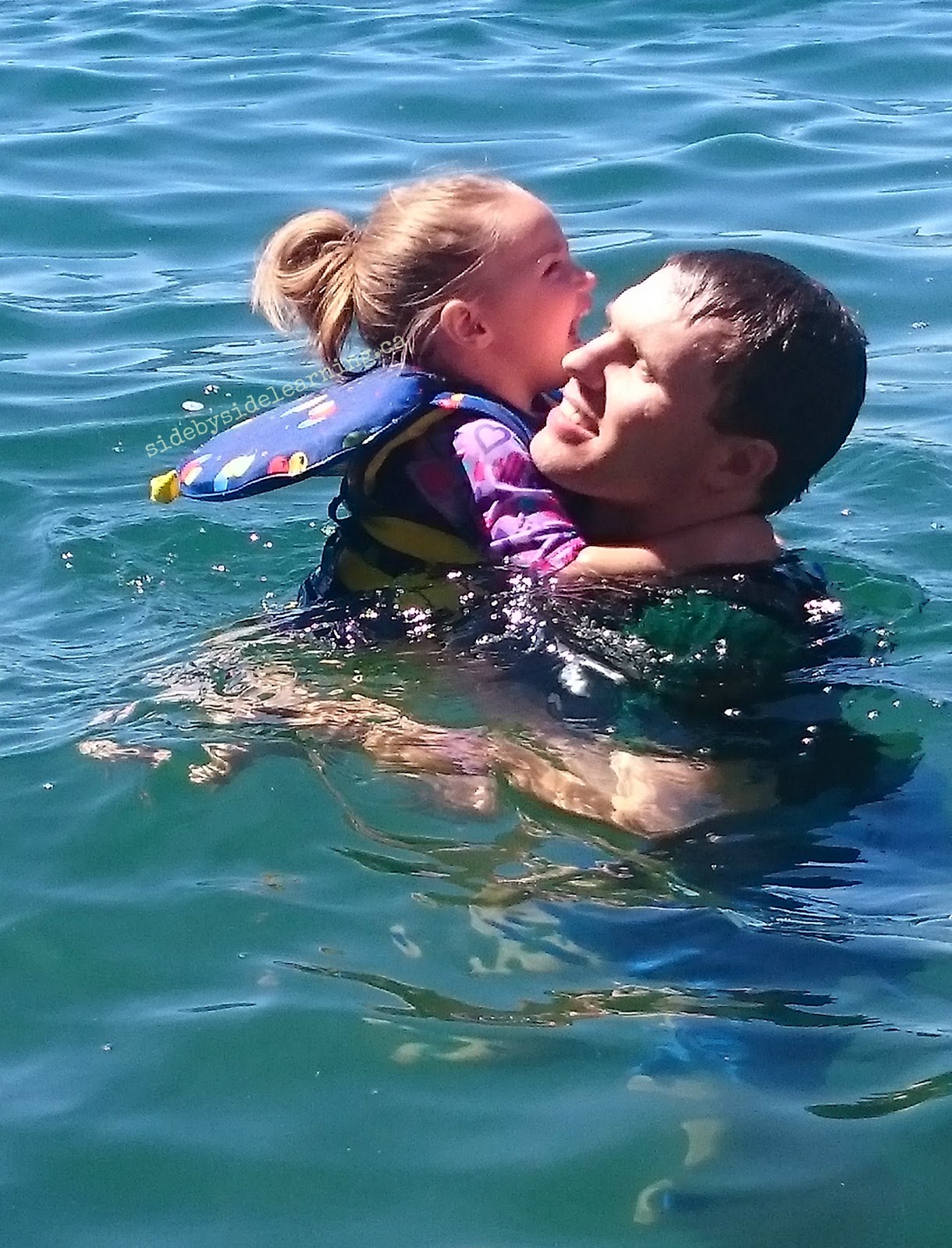 Swimming with Daddy