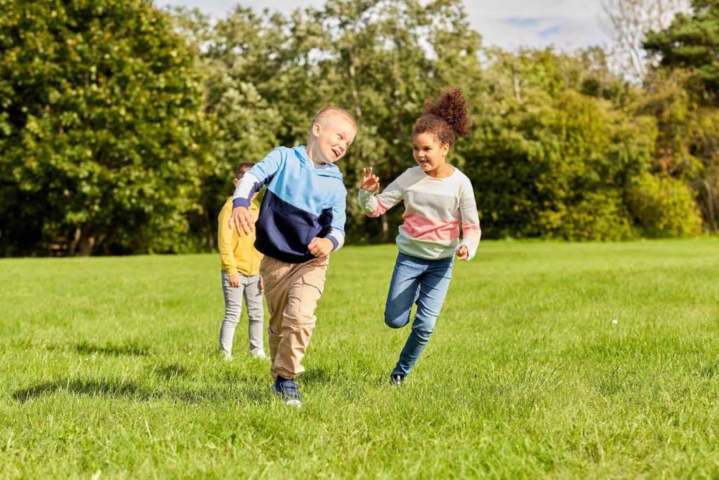 children enjoying outdoor time
