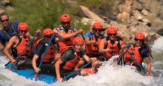 Fun things to do in the water in Colorado Springs - Whitewater rafting 