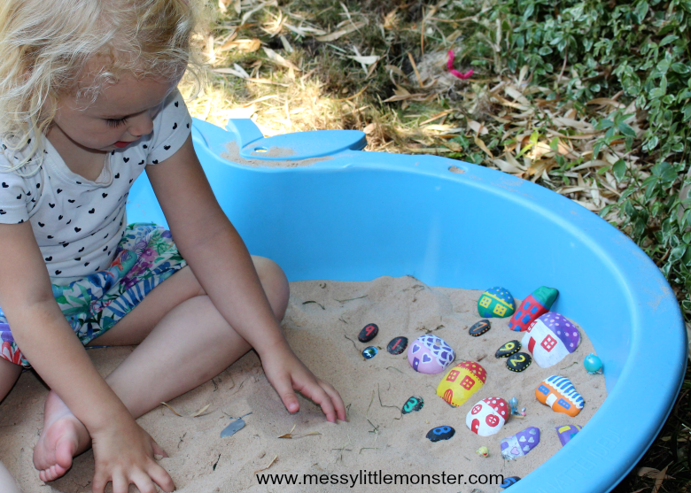 painted rock crafts for preschoolers