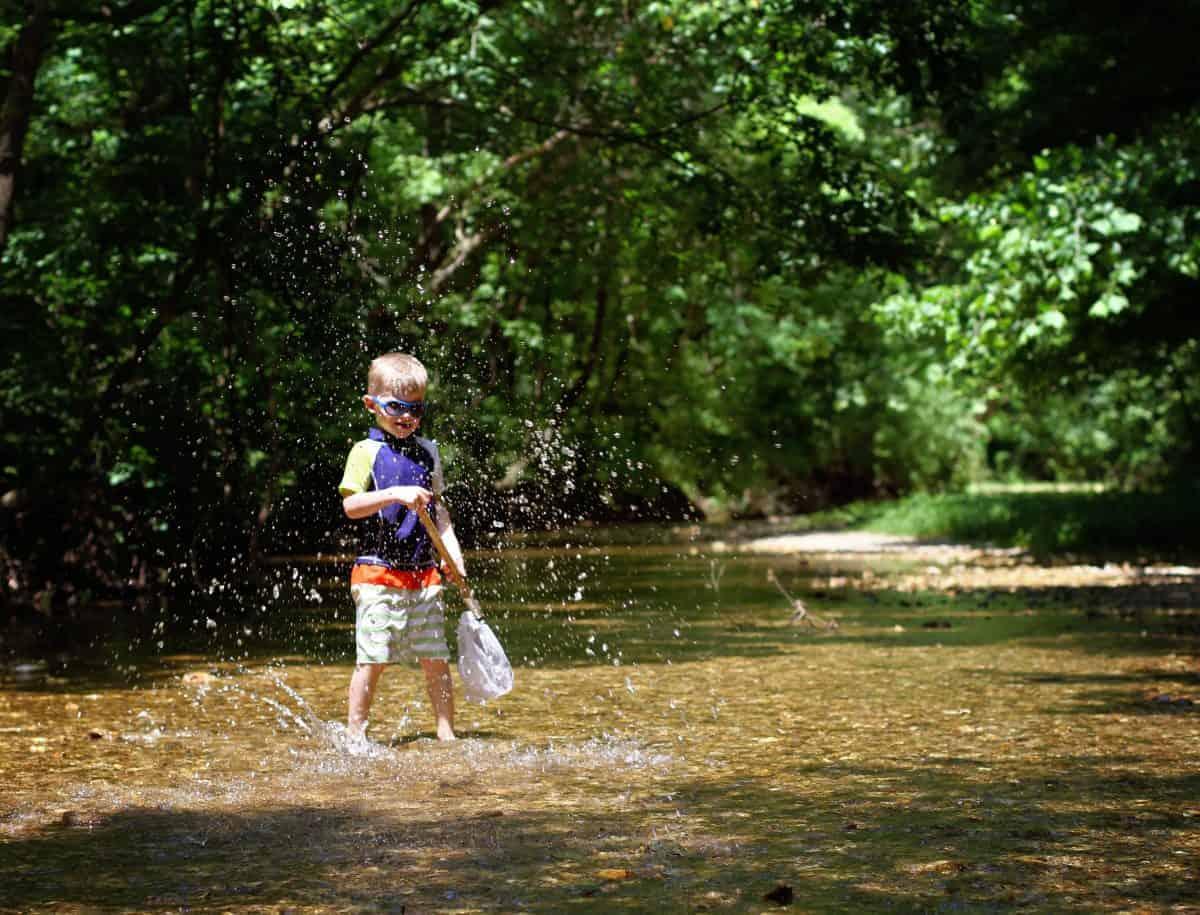 creeking with kids