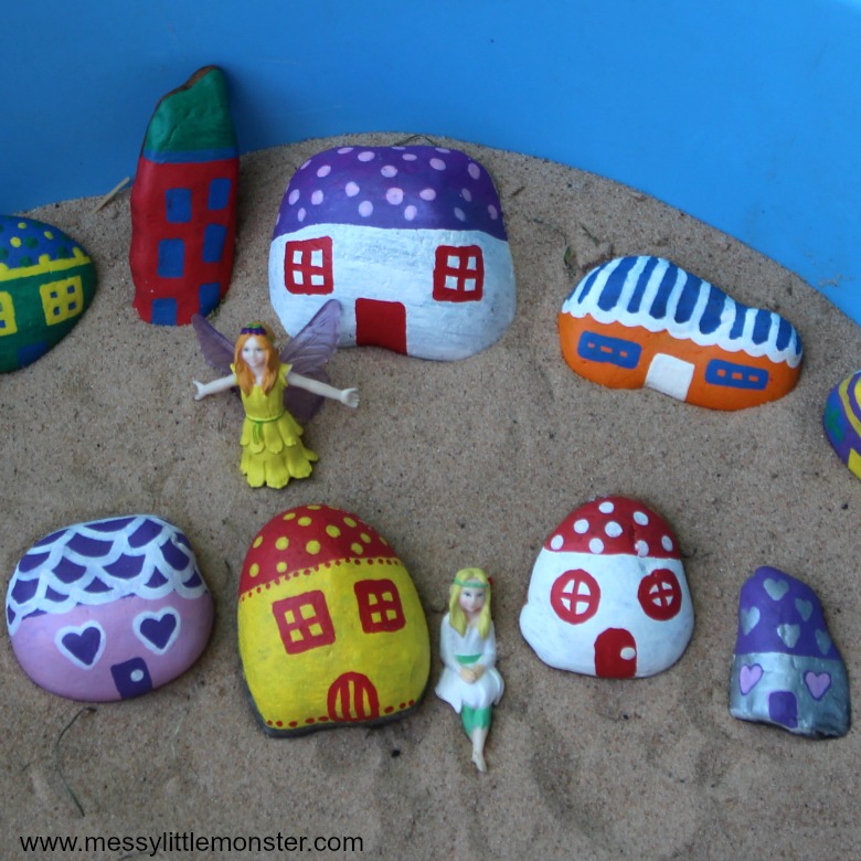 painted rock crafts for kids