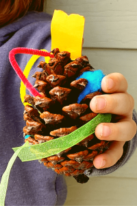 Decorated Pinecone