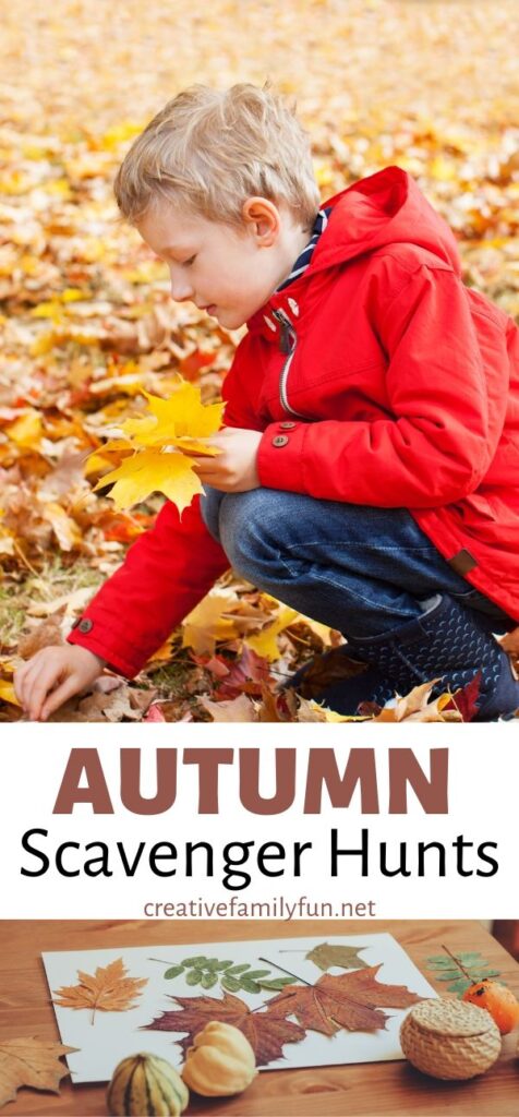 Enjoy the outdoors this fall with one of these fun Autumn Scavenger Hunts for kids. Your family will have so much fun exploring fall treasures.