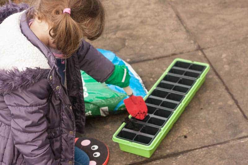 Starting gardening with children