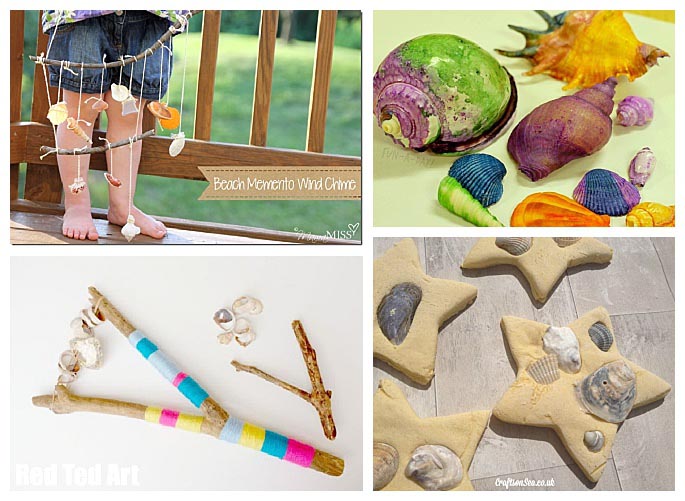 Crafts Made with Beach Treasures