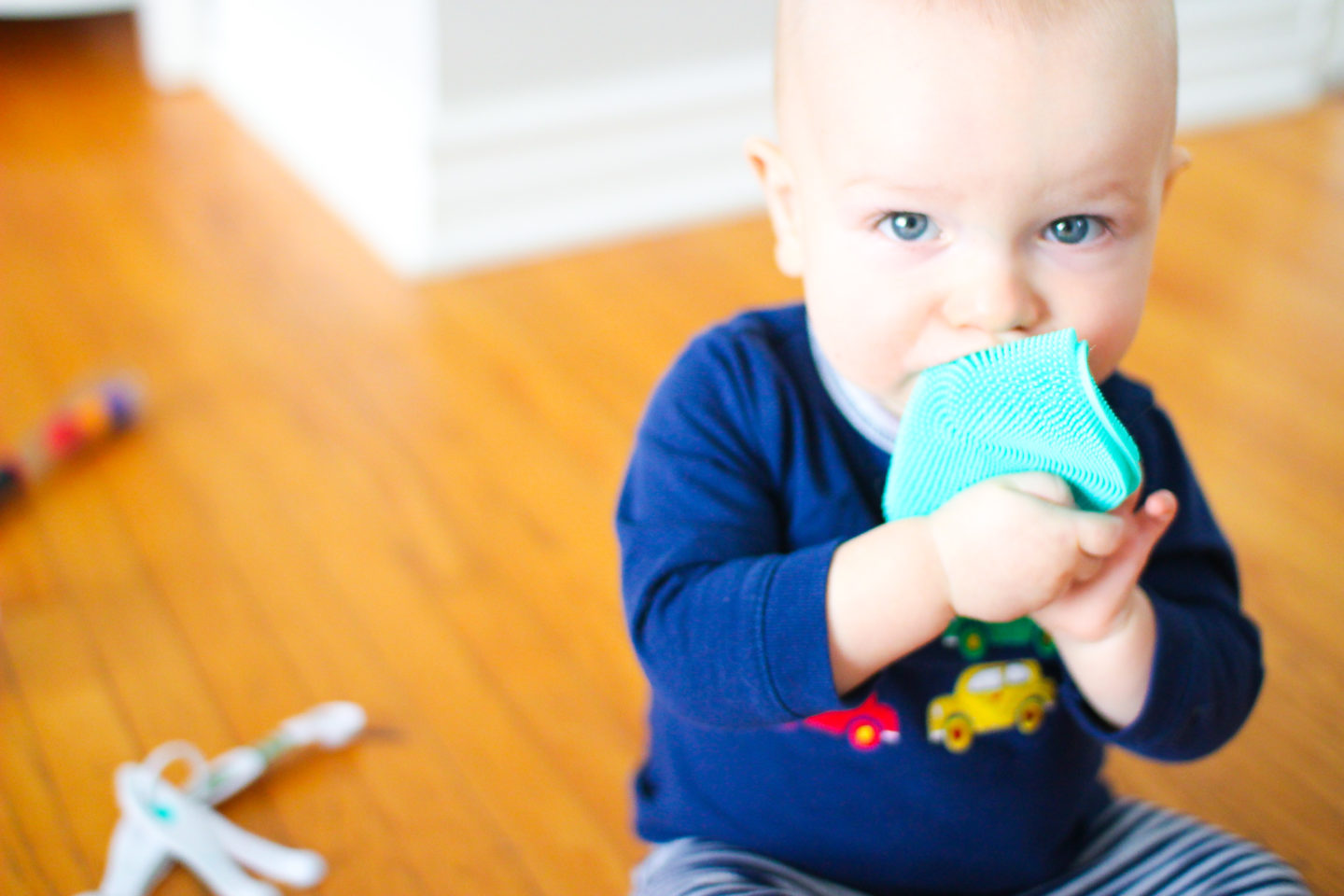 loose parts baby sensory play