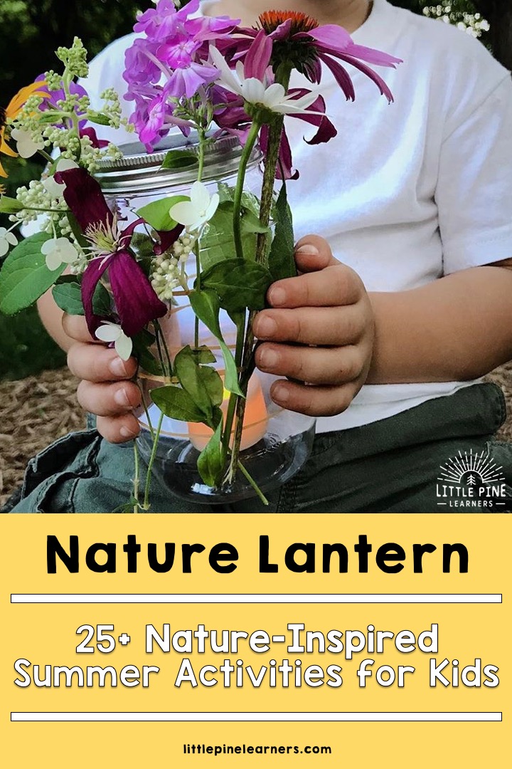 Try these 25 Nature-Inspired Summer Activities for Kids today! #outdooractivities #naturecrafts #natureactivities