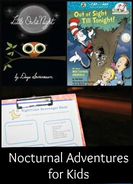 Nighttime Scavenger Hunt list with free printable for a fun after dark game!