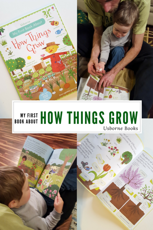 Teaching Toddlers How Things Grow with Usborne Books