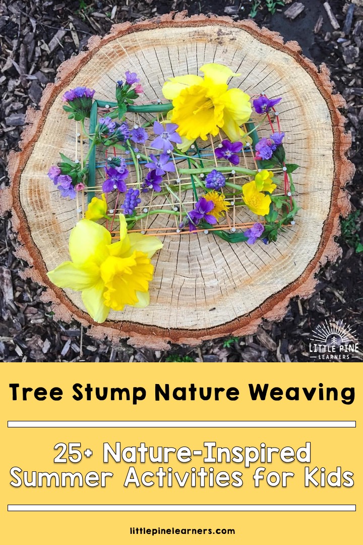 Try these 25 Nature-Inspired Summer Activities for Kids today! #outdooractivities #naturecrafts #natureactivities