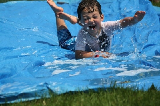 DIY water slide