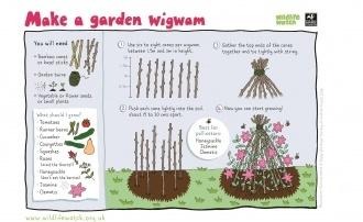 Garden wigwam