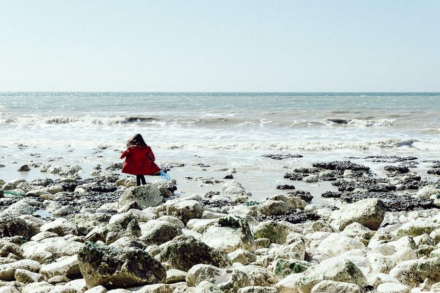 Rock pooling foreshore