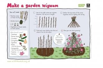 Garden wigwam