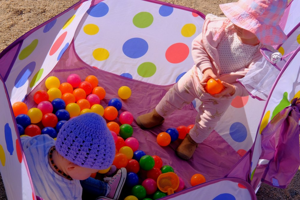 camping with baby toddler kids