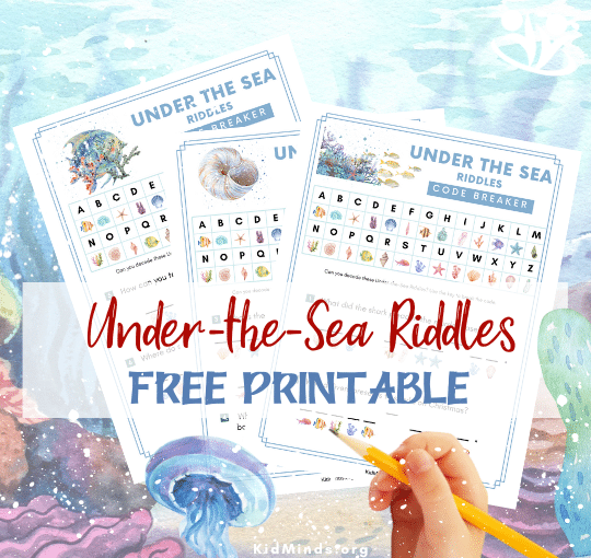 The playful and engaging nature of these under-the-sea riddles makes them a hit among children. Perfect for preschool to elementary grades, they are more than mere fun. They enhance critical thinking, vocabulary skills, and problem-solving abilities. #kidsactivities #creativelearning #braingym #kidminds #earlyeducation #funlearning #ocean #riddles
