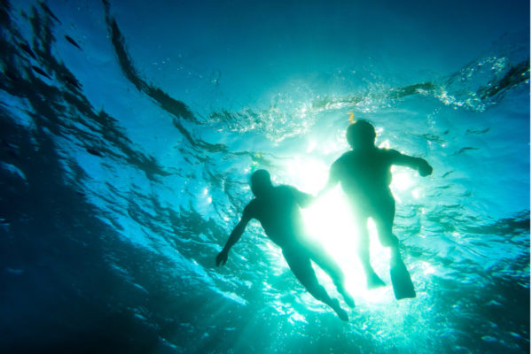 This mask may make you look like an alien, but makes snorkeling so much easier.