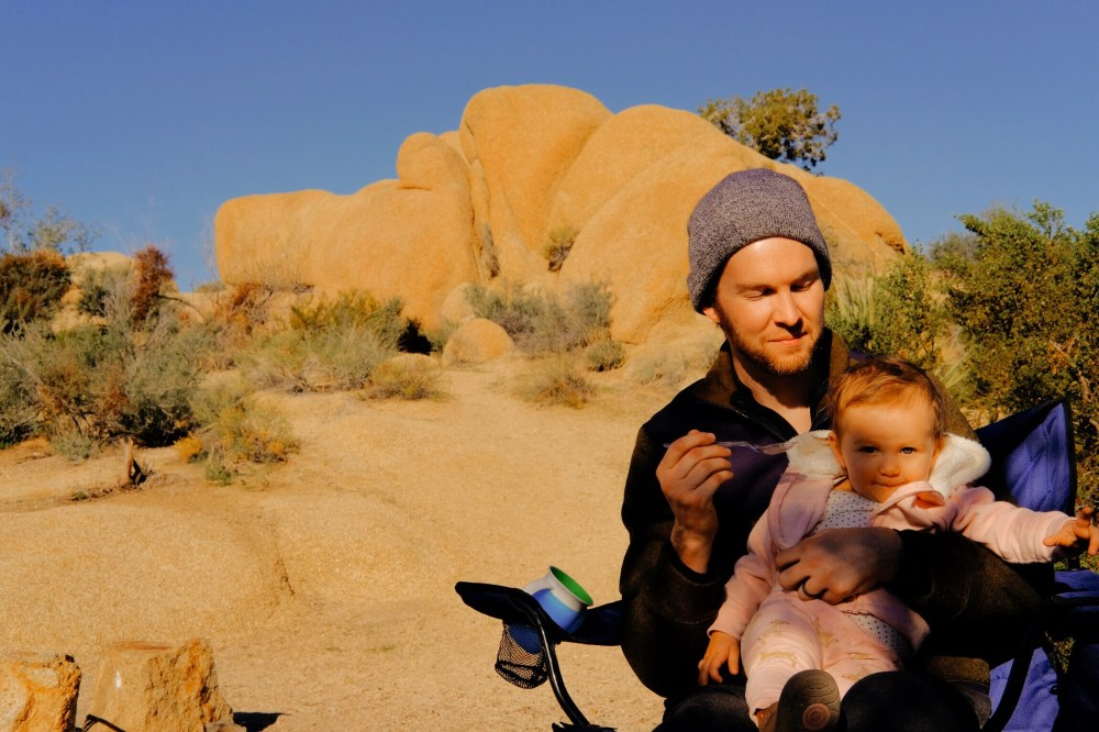 camping with baby